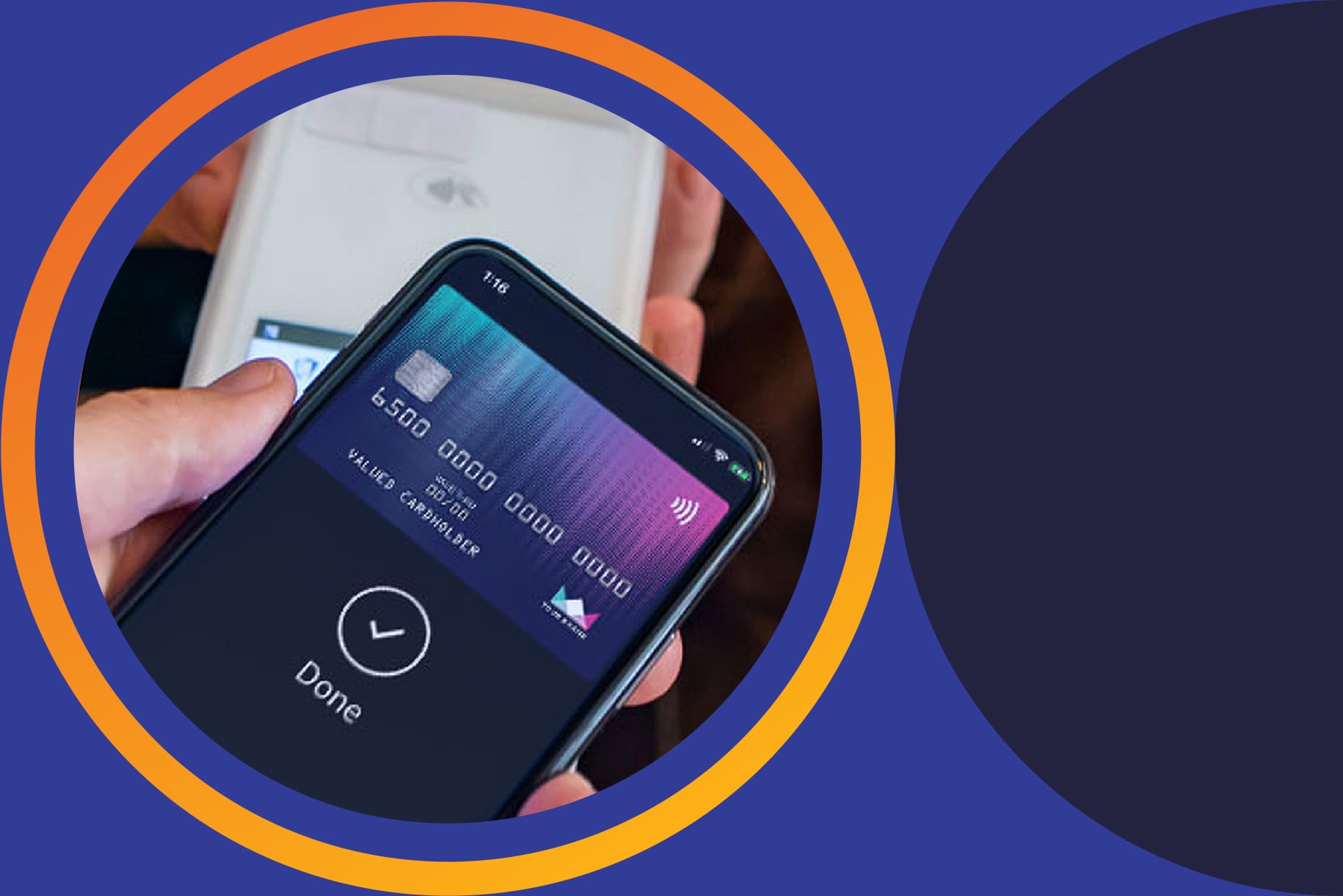custom credit payment on phone