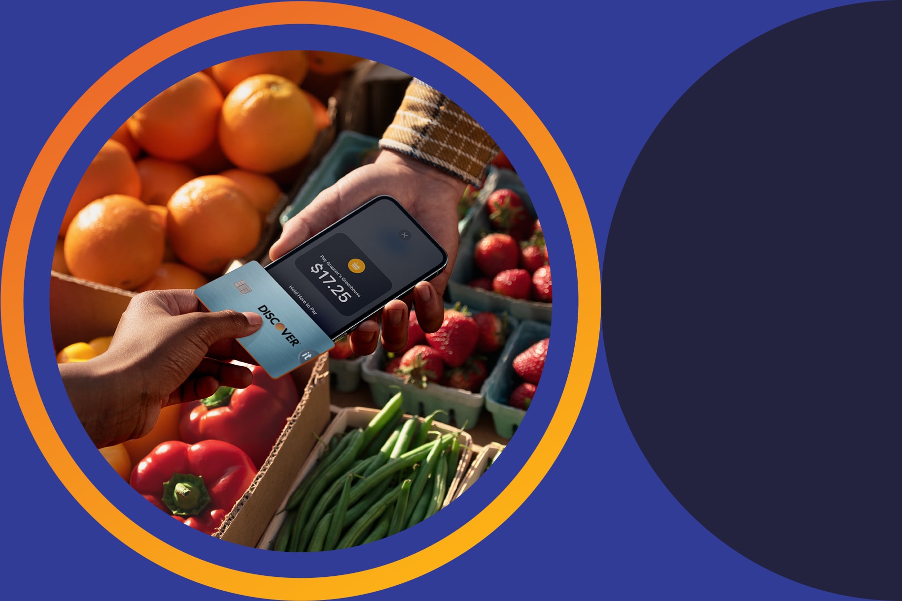 iphone being used to accept payment