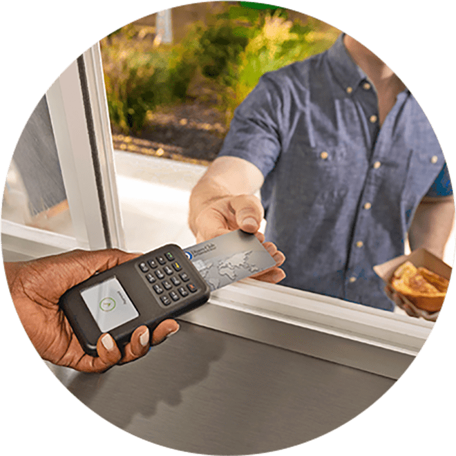 discover it chip card in pos terminal
