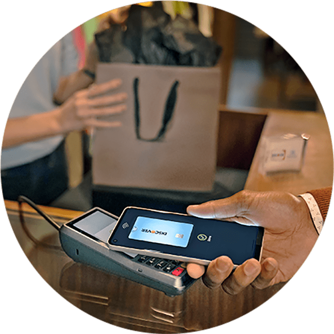 using phone to pay for to-go order